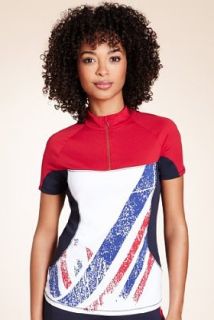 Active Performance Union Jack Cycling Top   Marks & Spencer 