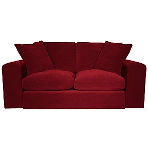 Buy John Lewis Valencia Large Sofa, Claret online at JohnLewis 