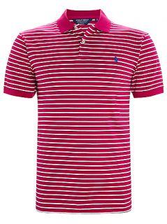 Buy Polo Golf by Ralph Lauren Pro Fit Mercerised Polo Shirt, Pink 