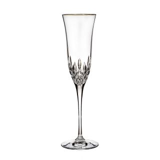 Waterford Crystal Lismore Essence Gold Champagne Flute  Bloomingdale 