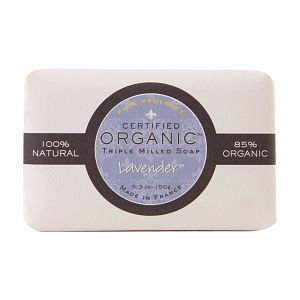 Pure Provence Certified Organic Triple Milled Soap, Lavender