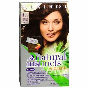 Buy Clairol Natural Instincts Vibrant Permanent Color, Medium Brown 5 