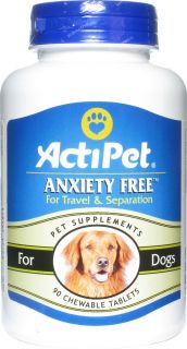 ActiPet Anxiety Free™ For Travel and Separation    90 Tablets 