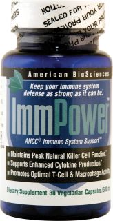 American BioSciences ImmPower™ AHCC    500 mg   30 Capsules 