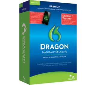 DRAGON NaturallySpeaking Premium 11.5 Education Edition Voice 