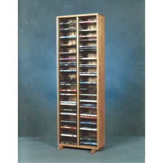 Wood Shed 200 Series 128 DVD Multimedia Storage Rack 
