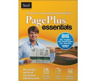 Buy Serif PagePlus Essentials, create unique page designs, drag and 