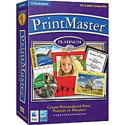 PrintMaster Platinum 20 For PCMac Traditional Disc by Office Depot