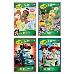 Crayola Giant Coloring Book Disney Assorted Titles 13 12 x 19 12 Pad 