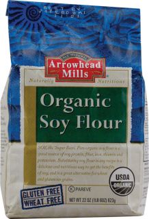 Arrowhead Mills Organic Gluten Free Soy Flour    22 oz   Vitacost 