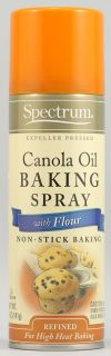 Spectrum Naturals Canola Oil Baking Spray with Flour    5 fl oz 
