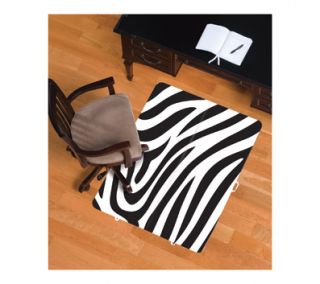 ES Robbins Design Series Zebra Hard Floor Foldable Chairmat