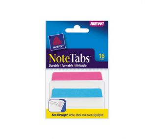 Avery NoteTabs and Flags in One, 3 x 1 1/2, Traditional Tab