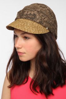 Grace Hats Crochet Cabbie Hat   Urban Outfitters