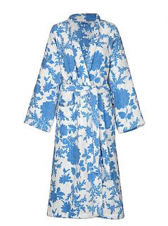 Buy Joules Lulu Bathrobe, Blue/White online at JohnLewis   John 