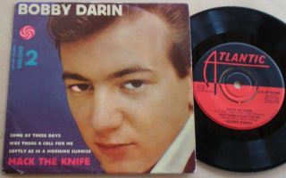 Bobby Darin EP/PS Mack the knife 1959 Rare på Tradera. 50/60 tal 