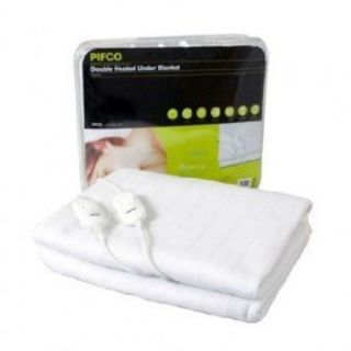 Pifco PE110 Heated Double Dual Control Electric Underblanket Washable