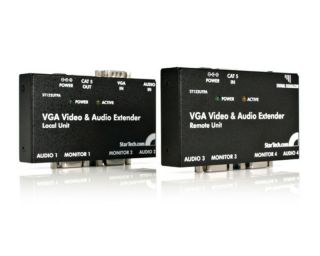 Startech VGA Video Extender over Cat 5 with Audio  Ebuyer