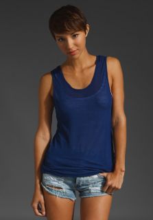 AMERICAN VINTAGE Douglas Round Neck Tank in Electric Blue at Revolve 