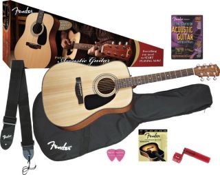 Fender DG 8S Acoustic Guitar Value Pack  Musicians Friend
