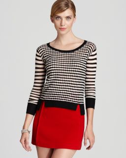 Joie Sweater   Aimee Diamond Stripes  