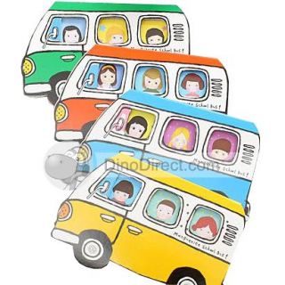 Wholesale Lovely Public Bus Style Cartoon Self Adhesive Sticky Notes 