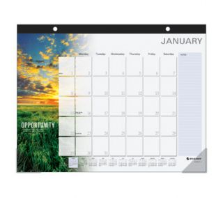 AT A GLANCE 2013 Recycled Monthly Desk Pad, Successories, 22 x 17