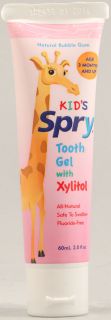 Xlear Kids Spry Tooth Gel with Xylitol Bubble Gum    2 fl oz 