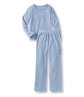 Girls Featherweight Fleece Pajama Set Sleepwear   at L 