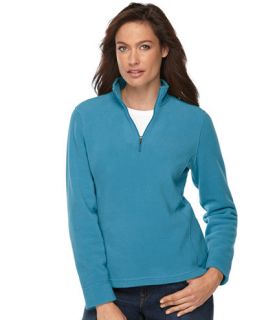 Comfort Fleece, Quarter Zip Pullover Fleece Tops and Sweatshirts 