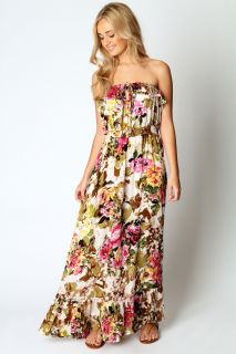 Clothing  New In  Rosie Frill Detail Maxi Dress