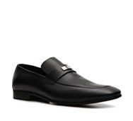 Gucci Mens Leather Nameplate Loafer