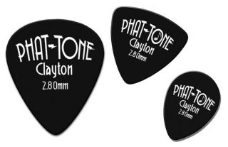 Clayton Phat Tone Rounded Triangle Rubber Picks 3 Picks  GuitarCenter 