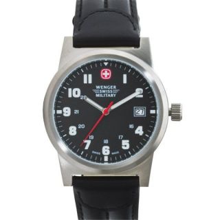 Wenger Swiss Military Watch™ Classic Field Watch   Leather Strap 