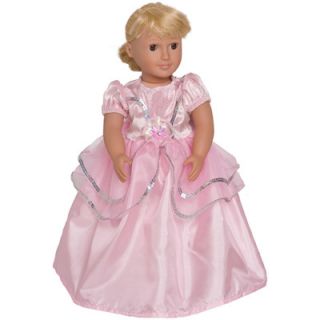 Little Adventures Royal Pink Princess Doll Dress Up Costume  Meijer 