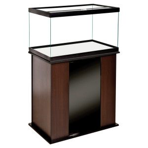Marineland® Aquarium with Hidden LED Light and Stand with Glass 