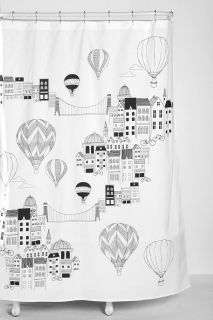 Elisa Cachero & Jennifer Cameron Panorama Shower Curtain   Urban 