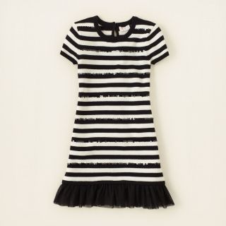 girl   striped sequin sweater dress  Childrens Clothing  Kids 