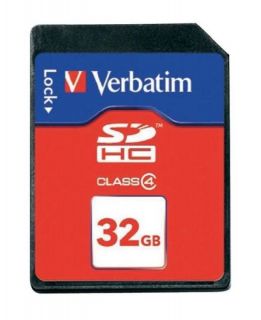 Verbatim 32GB Class 4 Secure Digital High Capacity Card  Ebuyer