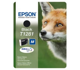 EPSON Fox T1281 Black Ink Cartridge Deals  Pcworld