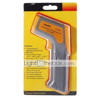 Digital InfraRed Thermometer with Laser Sight ( 32C~380C/26F~716F 