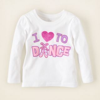 baby girl   love dance graphic tee  Childrens Clothing  Kids 