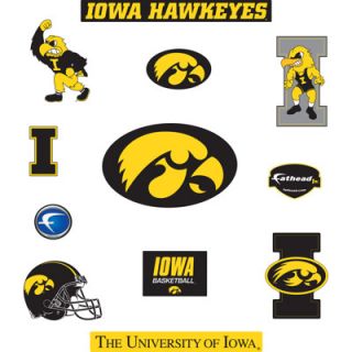 Fathead Junior Iowa Hawkeyes Team Logo Assortment Wall Graphic (FH15 