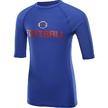 UNDER ARMOUR Boys HeatGear Football Half Sleeve T Shirt 