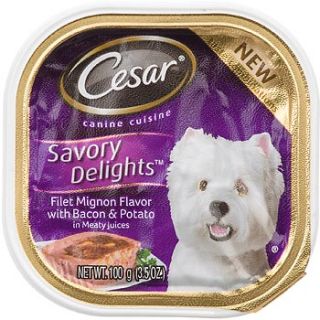 Home Dog Food Cesar Savory Delights in Meaty Juices Canned Dog Food