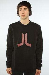 WeSC The Icon Crewneck Sweatshirt in Black  Karmaloop   Global 