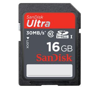 Great SANDISK Ultra UHS I Class 10 SDHC Memory Card   16GB Deals 