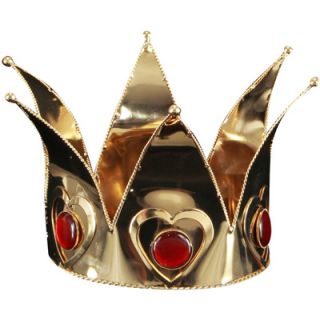 Mini Queen of Hearts Gold Womens Crown