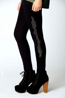  Clothing  New In  Victoria Studded Side Leggings