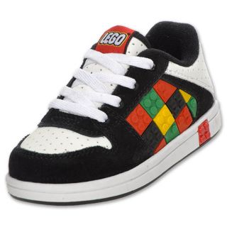 Lego Concrete Toddler Casual Shoe  FinishLine  White/Black/Multi